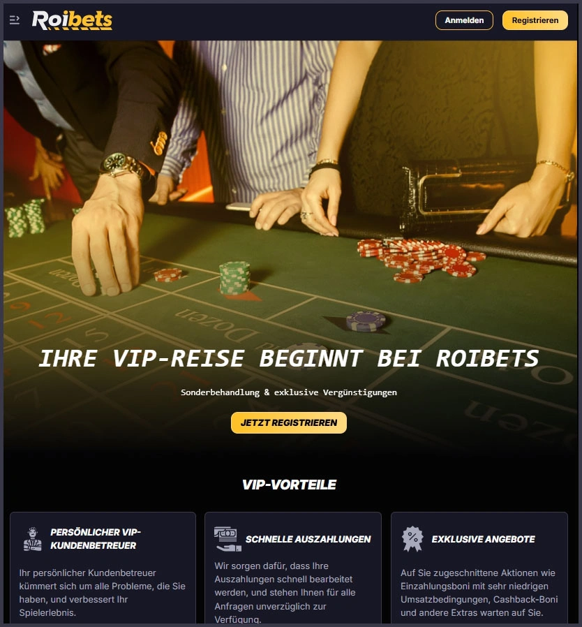 VIP-Programm im RoiBets Casino